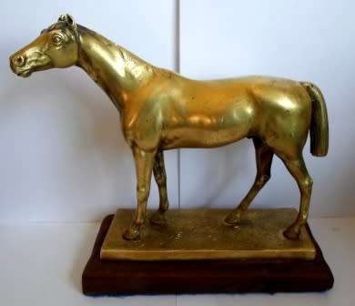 WOW!! RARE!! OTTO RASMUSSEN BRONZE OF HORSE 200 X 190 X 85mm VALUE R4500 WOW!! WOW!!