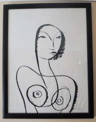 WOW!! RARE LARGE BEEZY BAILEY NUDE LITHO 29/30  820 X 630mm  VALUE R8500!!I WOW!!