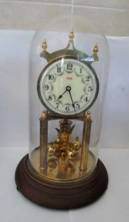LOVELY VINTAGE KIENINGER & OBERGFELL KUNDO ANNIVERSARY CLOCK, 300 X 200mm  VALUE R2500