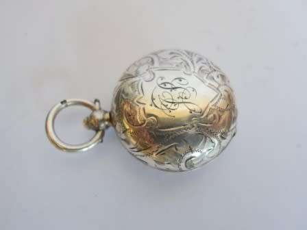 1909 BIRMINGHAM SILVER SOVEREIGN CASE BY SAMUEL M LEVI CONVERTED TO A LOCKET 10,9g GORGEOUS PIECE!!
