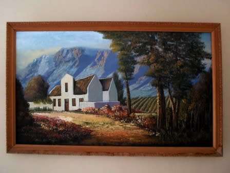 HUGE!! DAN DU TOIT OIL ON CANVAS  900 X 530mm  VALUE R3500! LOVELY PAINTING!!