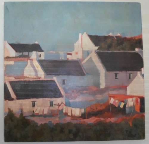 STUNNING!! NORA NEWTON OIL ON CANVAS "KASSIESBAAI" 700 X 700mm AMAZING STYLE!! VALUE R5500