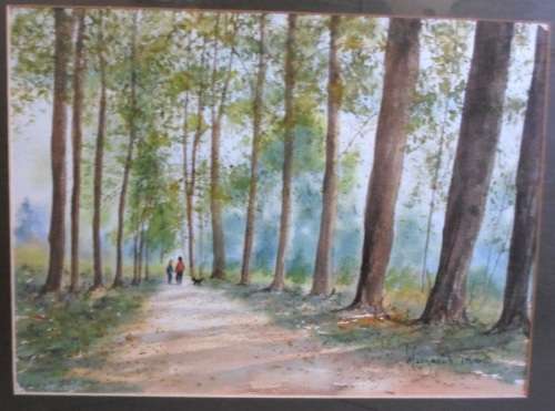 STUNNING!! MARGARET GIBBS WATERCOLOUR  370 X 270mm BEAUTIFUL PAINTING VALUE R2500
