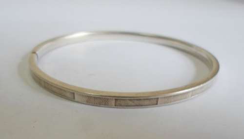 WOW!! VINTAGE NORWAY 830 SILVER CLIP BANGLE  10,6g WOW!!  WOW!!