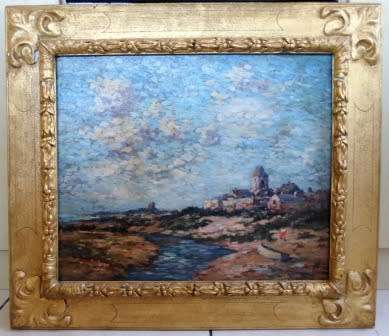 MAGNIFICENT!! FRENCH IMPRESSIONIST OIL ON CANVAS DATED 1902 SIGNED CLAUDE MONET 610 X 510mm STUNNING