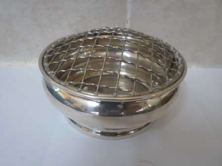 WOW!! GORGEOUS 2004 BIRMINGHAM SILVER ROSE BOWL BY B&CO   82,6g   WOW!!