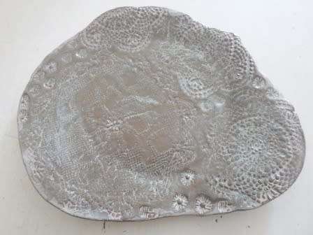 AMAZING!! JOHN BAUER CERAMIC ART PLATTER 300 X 250mm  WOW!!