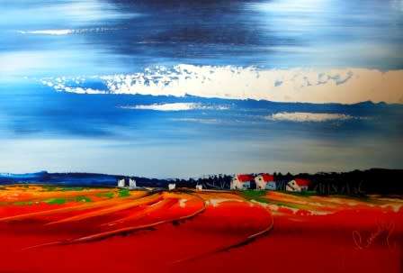 STUNNING!! LARGE PAUL VAN RENSBURG OIL ON BOARD 900 X 600mm  VALUE R35000!! WOW
