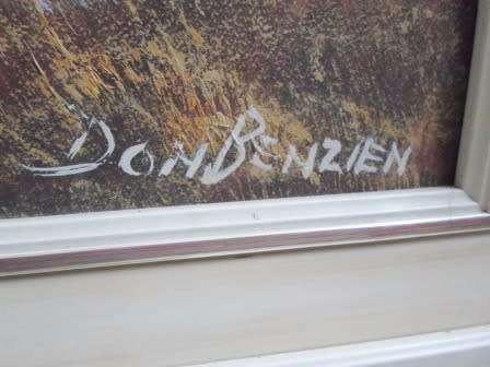 THE BEST!! LARGE DON BENZIEN LANSCAPE OIL ON BOARD I HAVE EVER SEEN!!  1100 X 700mm  VALUE R5500!!