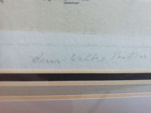 SPECTACULAR!! WALTER BATTISS "NEAR BRAMLEY" PENCIL SKETCH 270 X 205mm  VALUE R12500!!