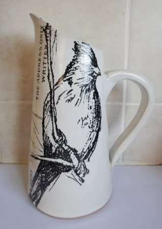 STUNNING!!! LARGE MERWYN GERS CERAMIC WATER JUG  VALUE R895 WOW!!