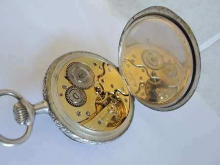 EXQUISITE!!! LARGE 1905 SWISS GERMAN 800 SILVER CASED CITY SCENE POCKET WATCH 90,1g VALUE R3500 WOW!