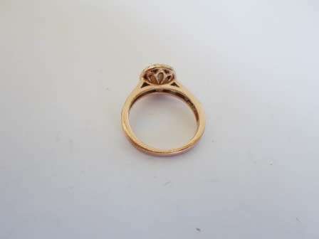 GORGEOUS!!  9ct ROSE GOLD 0,28ct DIAMOND PEARL RING   3,1g  VALUE R5500  STUNNING!!