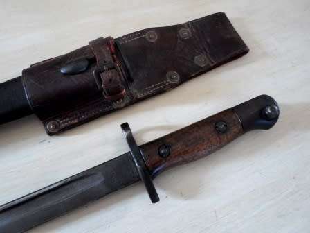 WOW!! 1907 REMINGTON S.A.P BAYONET IN AMAZING CONDITION COMPLETE PIECE WOW!!