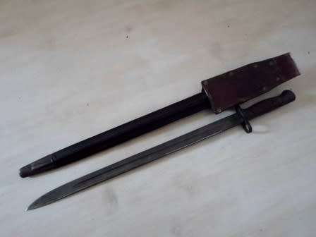 WOW!! 1907 REMINGTON S.A.P BAYONET IN AMAZING CONDITION COMPLETE PIECE WOW!!
