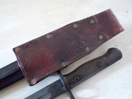 WOW!! 1907 REMINGTON S.A.P BAYONET IN AMAZING CONDITION COMPLETE PIECE WOW!!