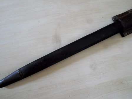 WOW!! 1907 REMINGTON S.A.P BAYONET IN AMAZING CONDITION COMPLETE PIECE WOW!!