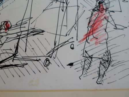 WOW!! TYRONE APPOLLIS MIXED MEDIA INK SKETCH '18   270 X 210mm VALUE R1500 WOW!!!!