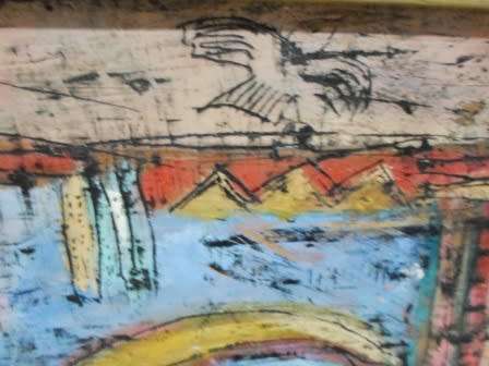 SPECTACULAR!! UNSIGNED OIL ON BOARD LOOKS REALLY GOOD!!  380 X 300mm WOW!!