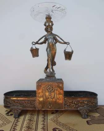 WOW!! STUNNING VICTORIAN SILVER PLATED CENTERPIECE CIRCA 1890's WOW!!