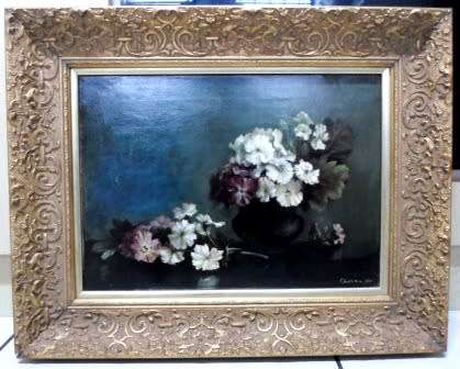 RARE!! SCOTTISH ARTIST GERHARD CHOWNE OIL ON CANVAS DATED 1911  450 X 330mm VALUE R6500
