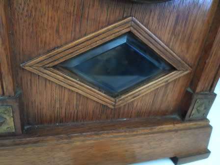 WOW!! ANTIQUE HAC OAK CASED CLOCK CIRCA 1910   100% WORKING!! VALUE R3500