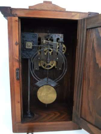 WOW!! ANTIQUE HAC OAK CASED CLOCK CIRCA 1910   100% WORKING!! VALUE R3500