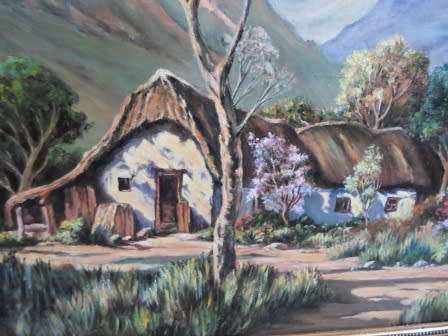 BEAUTIFUL!! P. WORT OIL ON CANVAS ON BOARD  830 X 550mm  VALUE R2500