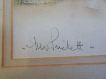 LOVELY!! 4 X PRICKETT WATERCOLOURS EACH = 125 X 105mm  WOW!!