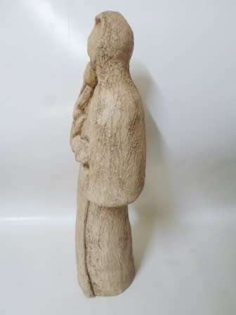 MAGNIFICENT!! SA CERAMIC MOTHER & CHILD SCULPTURE SIGNED NELI  325mm  WOW!!