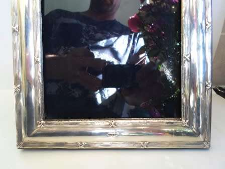 IMPRESSIVE!! LARGE 2004 BIRMINGHAM SILVER PHOTO FRAME BY RH AMAZING CONDITION!!