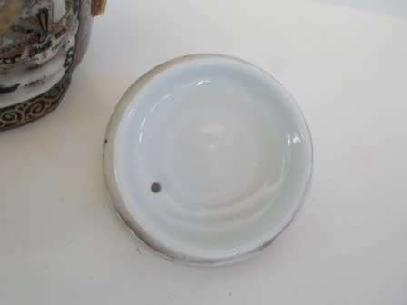 SUPER RARE!! 19TH CENTURY MINIATURE JAPANESE IMPERIAL SATSUMA TEA POT CIRCA 1890's VALUE R3950