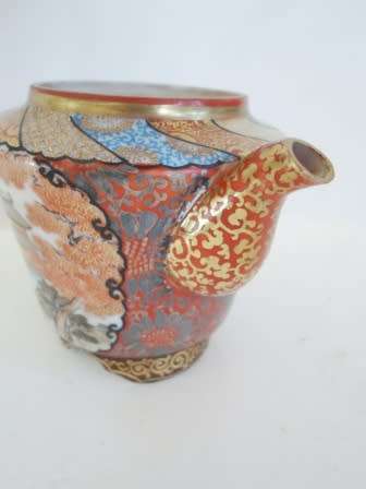 SUPER RARE!! 19TH CENTURY MINIATURE JAPANESE IMPERIAL SATSUMA TEA POT CIRCA 1890's VALUE R3950
