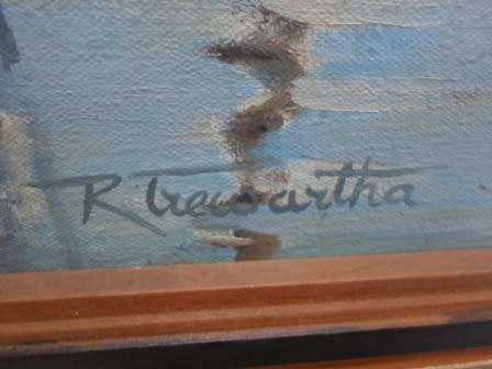 BEAUTIFUL!! ROSEMARY TREWAITHA "KARIBA PALM BAY ZIM"  740 X 500mm  WOW!!