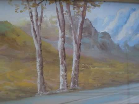 LOVELY!! H. ANDERSON PAINTING "YONKERS HOEK"   500 X 220mm  WOW!!