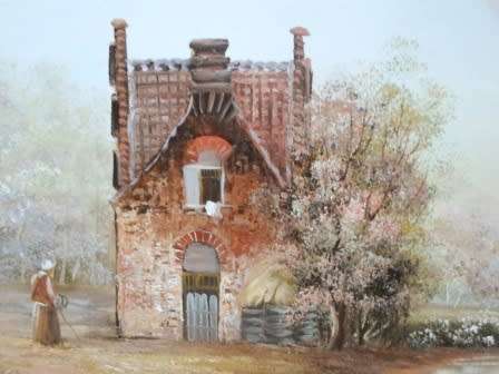 RARE!! LARGE ROBERT BAILLIE OIL ON CANVAS  910 X 620mm  VALUE R7500