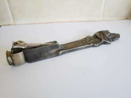 EXTREMELY RARE!! ART NOUVEAU WMF DOG CIGAR CUTTER VALUE R3950 WOW!!