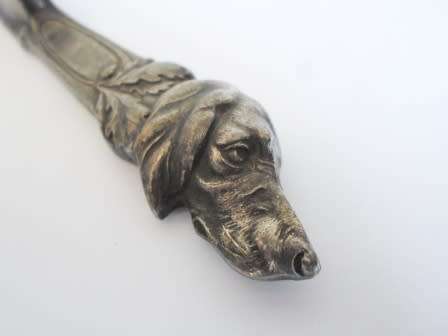 EXTREMELY RARE!! ART NOUVEAU WMF DOG CIGAR CUTTER VALUE R3950 WOW!!