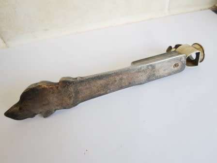EXTREMELY RARE!! ART NOUVEAU WMF DOG CIGAR CUTTER VALUE R3950 WOW!!