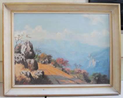 WOW!! RARE  JOAN EVANS OIL ON CANVAS BOARD  400 X 300mm VALUE R4500 WOW!!