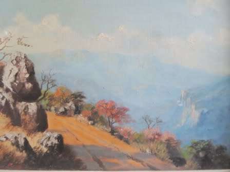WOW!! RARE  JOAN EVANS OIL ON CANVAS BOARD  400 X 300mm VALUE R4500 WOW!!