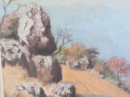 WOW!! RARE  JOAN EVANS OIL ON CANVAS BOARD  400 X 300mm VALUE R4500 WOW!!