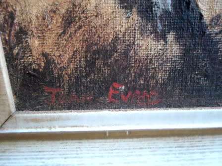 WOW!! RARE  JOAN EVANS OIL ON CANVAS BOARD  400 X 300mm VALUE R4500 WOW!!