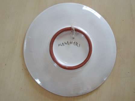 WOW!! RARE!! VINTAGE KALAHARI POTTERY PLATE STUNNING PIECE VALUE R3000