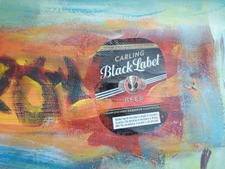 AMAZING!! HUGE!! JUNIOR FUNGAI "SOLDIER ON" ACRYLIC ON CANVAS DATED '19   1300 X 880mm VALUE R19000