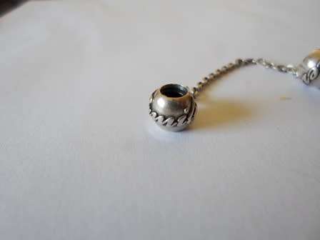 WOW!! STUNNING PANDORA STERLING SILVER FAMILY FOREVER SAFETY CHAIN  4,8g  WOW!!