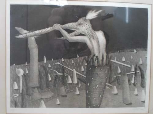 WOW!! ALMA IDA VORSTER ARTISTS PROOF ETCHING  390 X 290mm  VALUE R1500  WOW!!