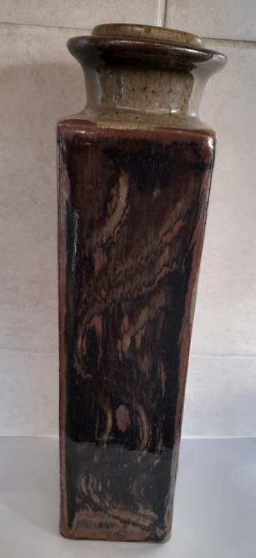 Large vintage SA pottery vase in the style of Esias Bosch amazing piece wow!!