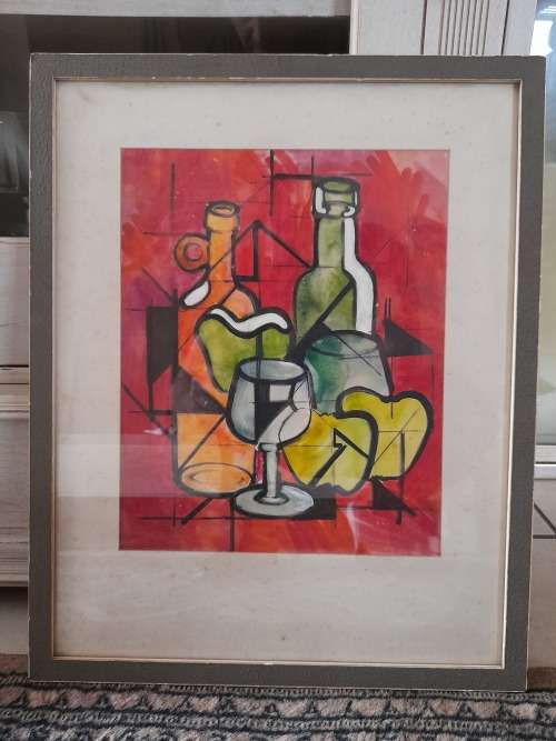 Lovely!! J. C. Jones mixed media stillife on paper 340 x 270mm wow!!