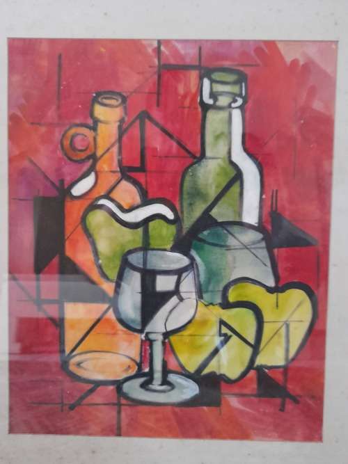 Lovely!! J. C. Jones mixed media stillife on paper 340 x 270mm wow!!